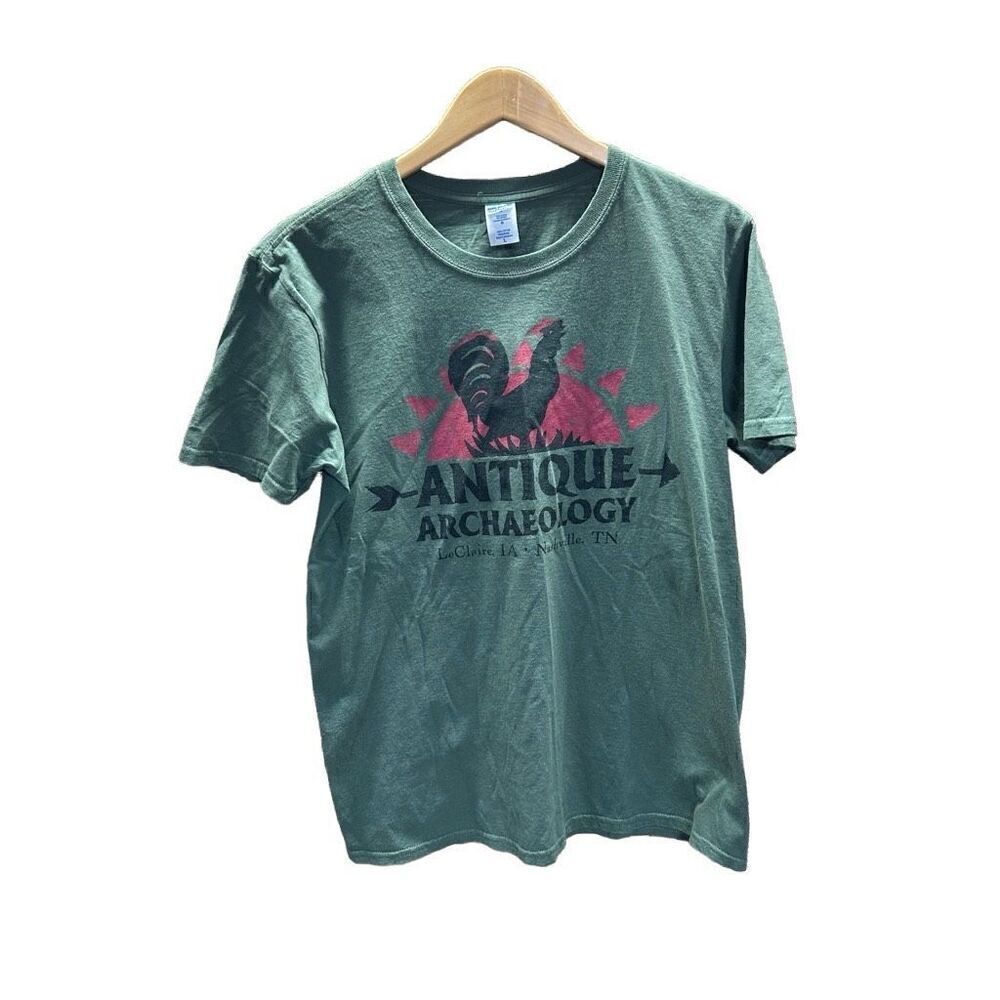 Antique Archaeology Size Large (L) Iowa Tennessee Olive Green